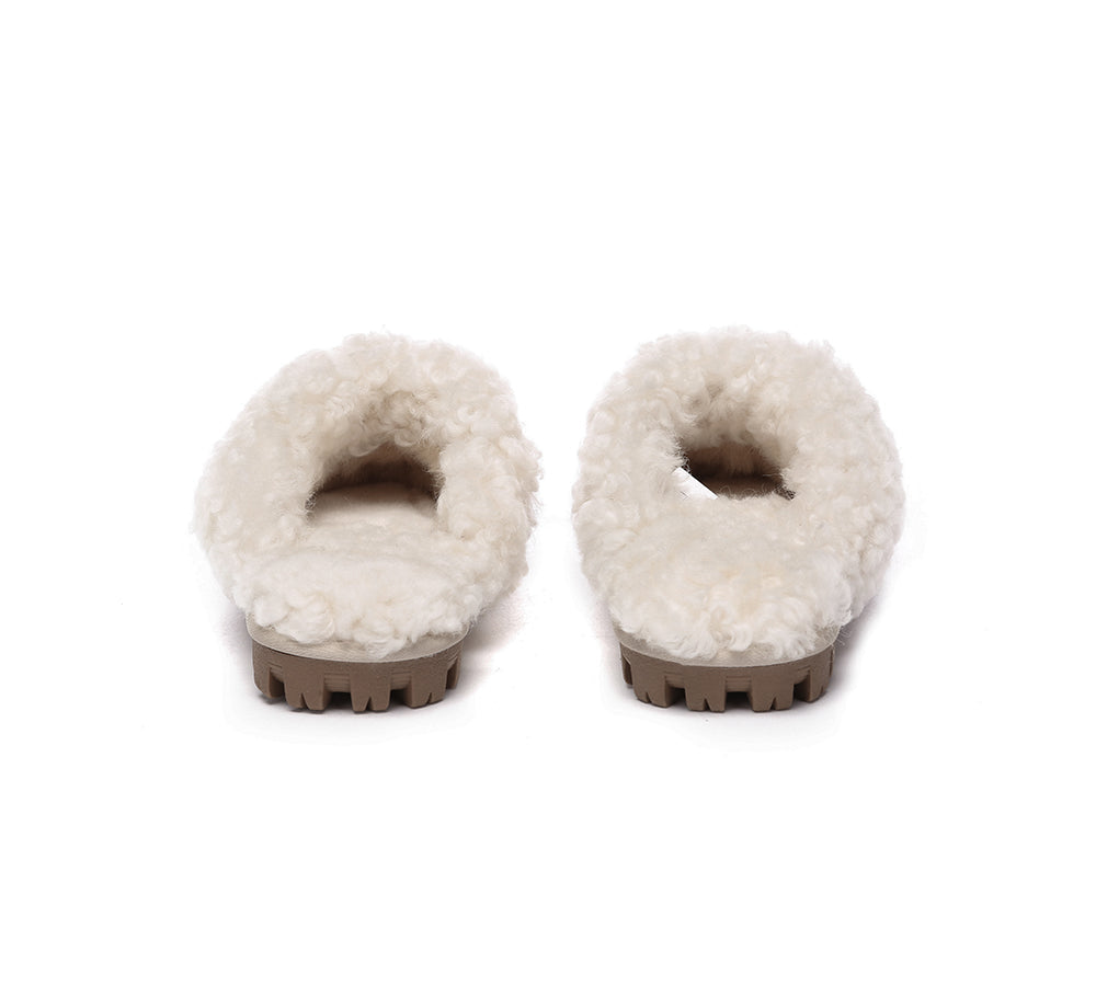 AUSTRALIAN SHEPHERD® UGG Slipper Double Faced Sheepskin Waffle Curly