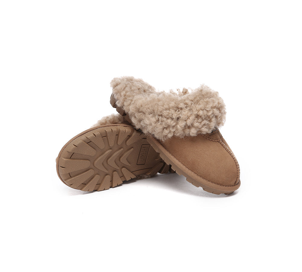 AUSTRALIAN SHEPHERD® UGG Slipper Double Faced Sheepskin Waffle Curly