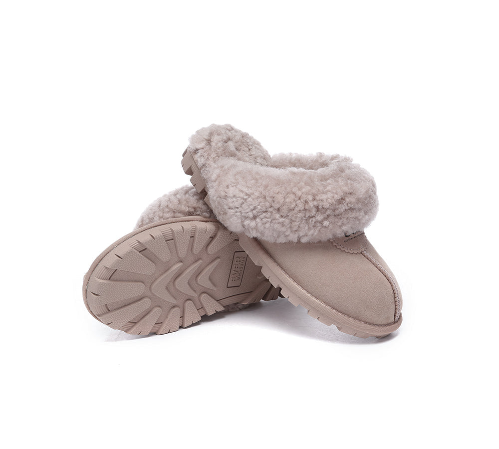 AUSTRALIAN SHEPHERD® UGG Slipper Double Faced Sheepskin Waffle Curly