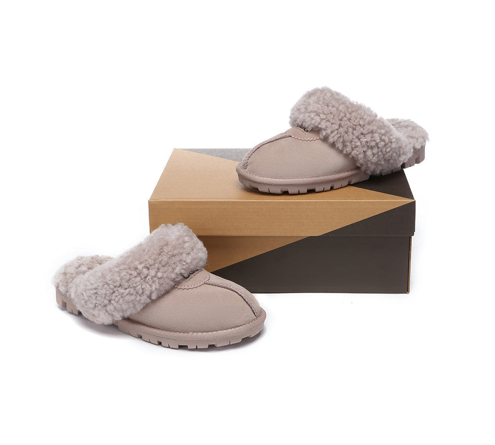 AUSTRALIAN SHEPHERD® UGG Slipper Double Faced Sheepskin Waffle Curly