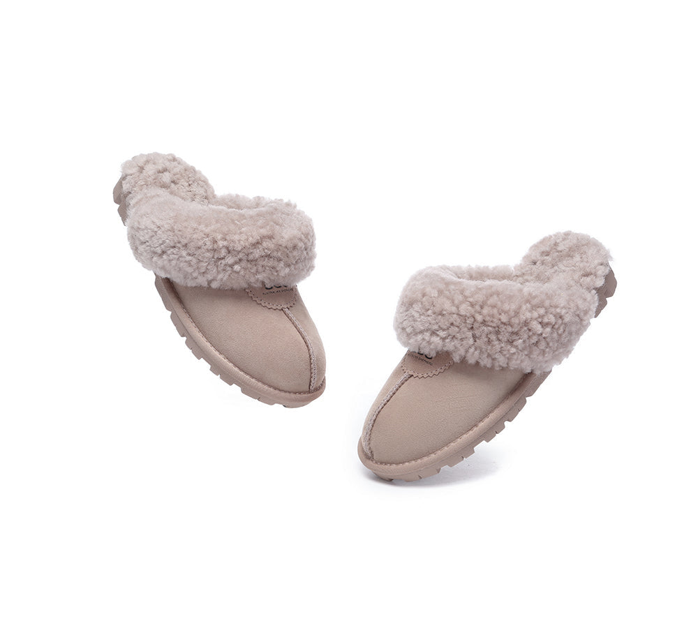 AUSTRALIAN SHEPHERD® UGG Slipper Double Faced Sheepskin Waffle Curly