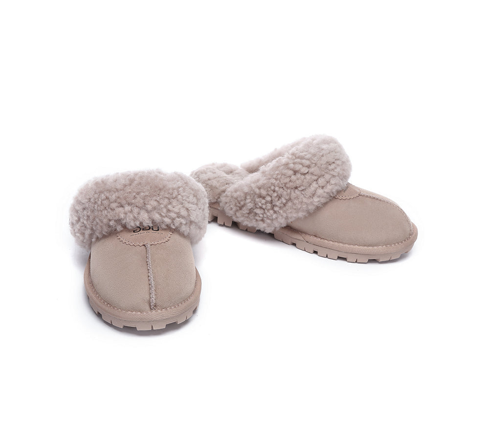 AUSTRALIAN SHEPHERD® UGG Slipper Double Faced Sheepskin Waffle Curly