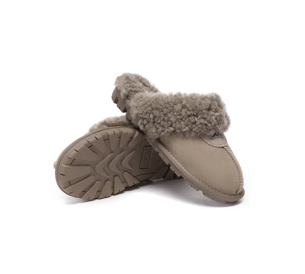 AUSTRALIAN SHEPHERD® UGG Slipper Double Faced Sheepskin Waffle Curly