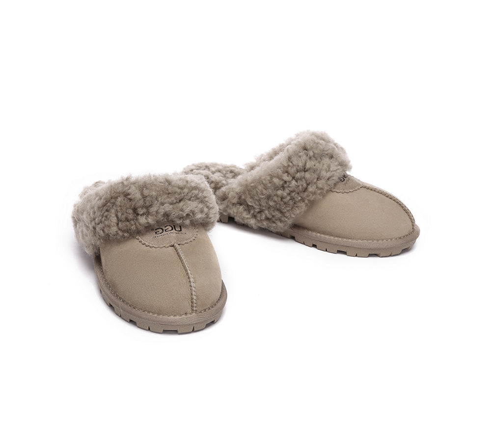 AUSTRALIAN SHEPHERD® UGG Slipper Double Faced Sheepskin Waffle Curly