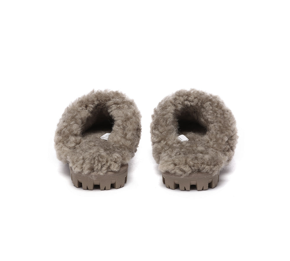 AUSTRALIAN SHEPHERD® UGG Slipper Double Faced Sheepskin Waffle Curly