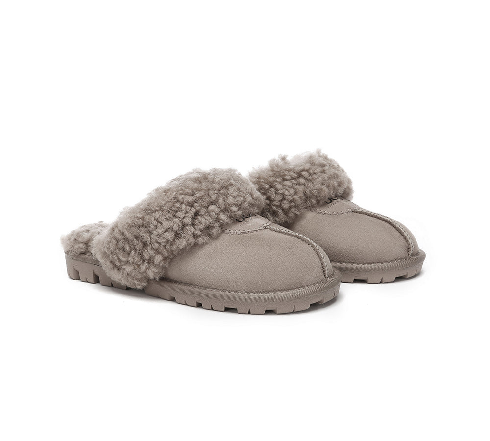 AUSTRALIAN SHEPHERD® UGG Slipper Double Faced Sheepskin Waffle Curly