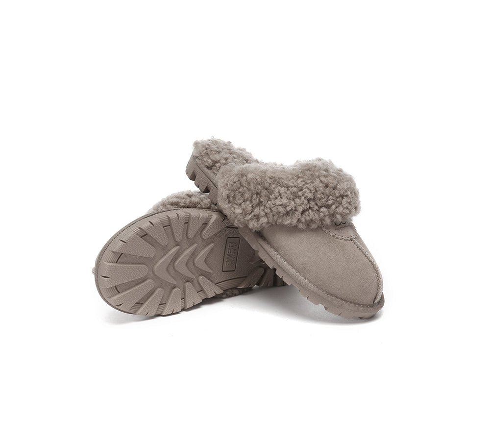 AUSTRALIAN SHEPHERD® UGG Slipper Double Faced Sheepskin Waffle Curly