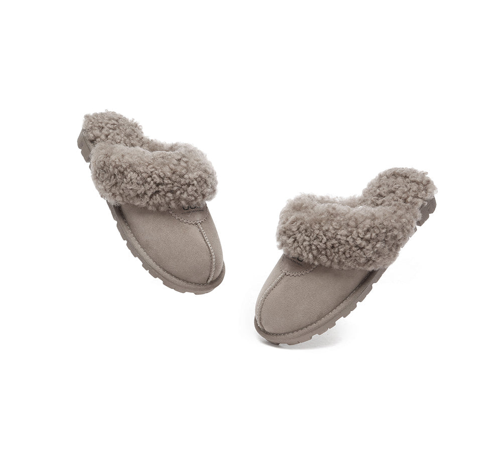 AUSTRALIAN SHEPHERD® UGG Slipper Double Faced Sheepskin Waffle Curly