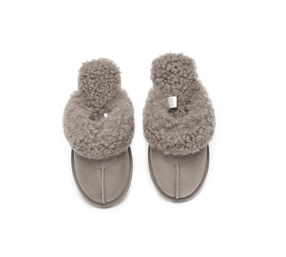 AUSTRALIAN SHEPHERD® UGG Slipper Double Faced Sheepskin Waffle Curly