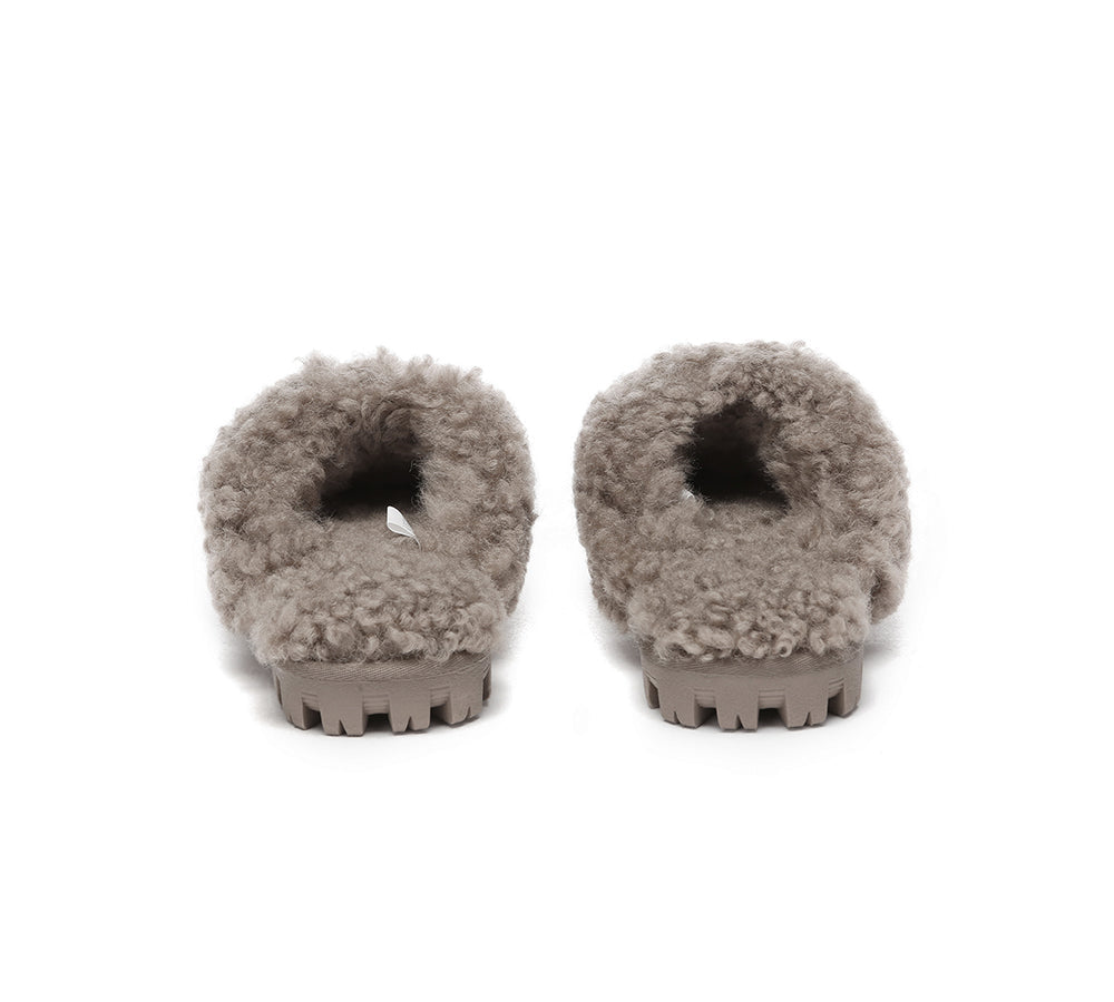 AUSTRALIAN SHEPHERD® UGG Slipper Double Faced Sheepskin Waffle Curly