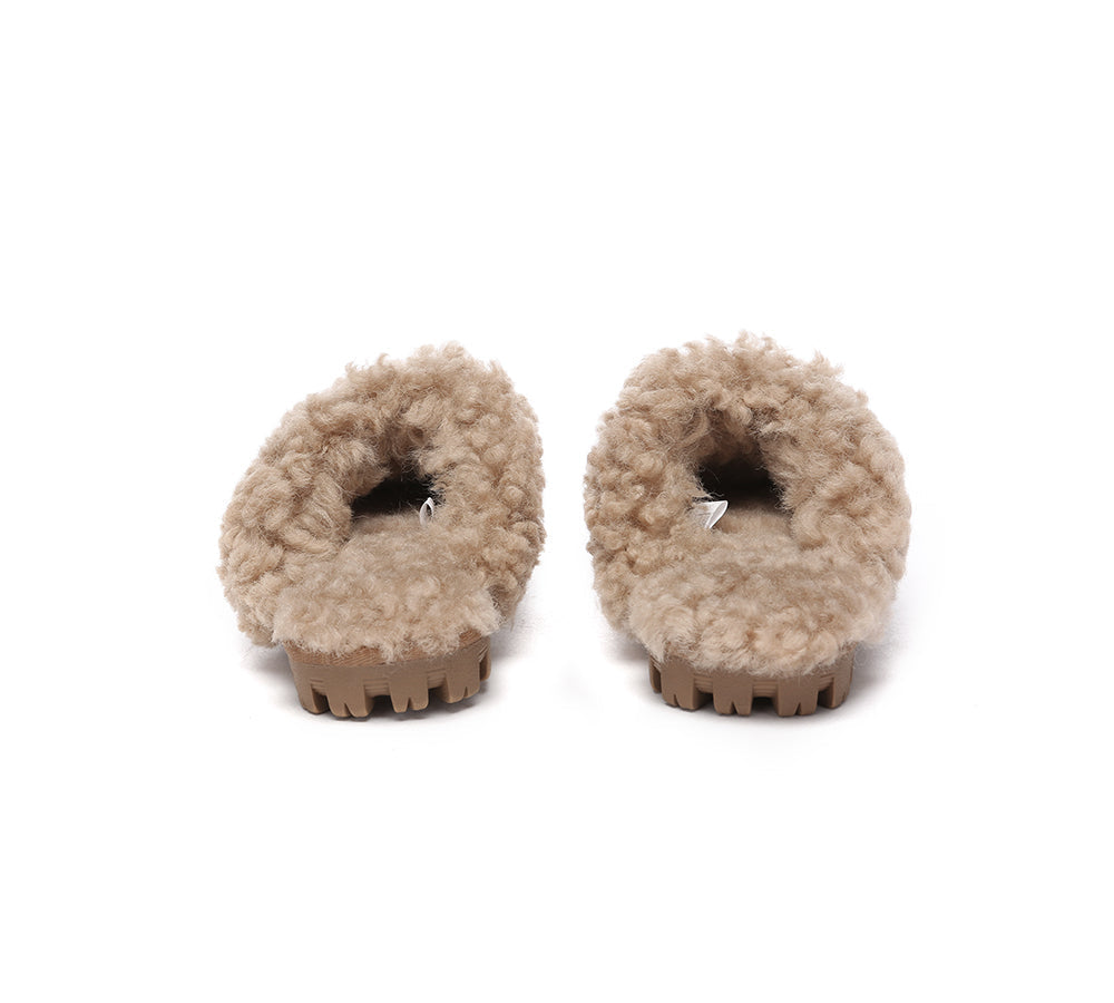 AUSTRALIAN SHEPHERD® UGG Slipper Double Faced Sheepskin Waffle Curly